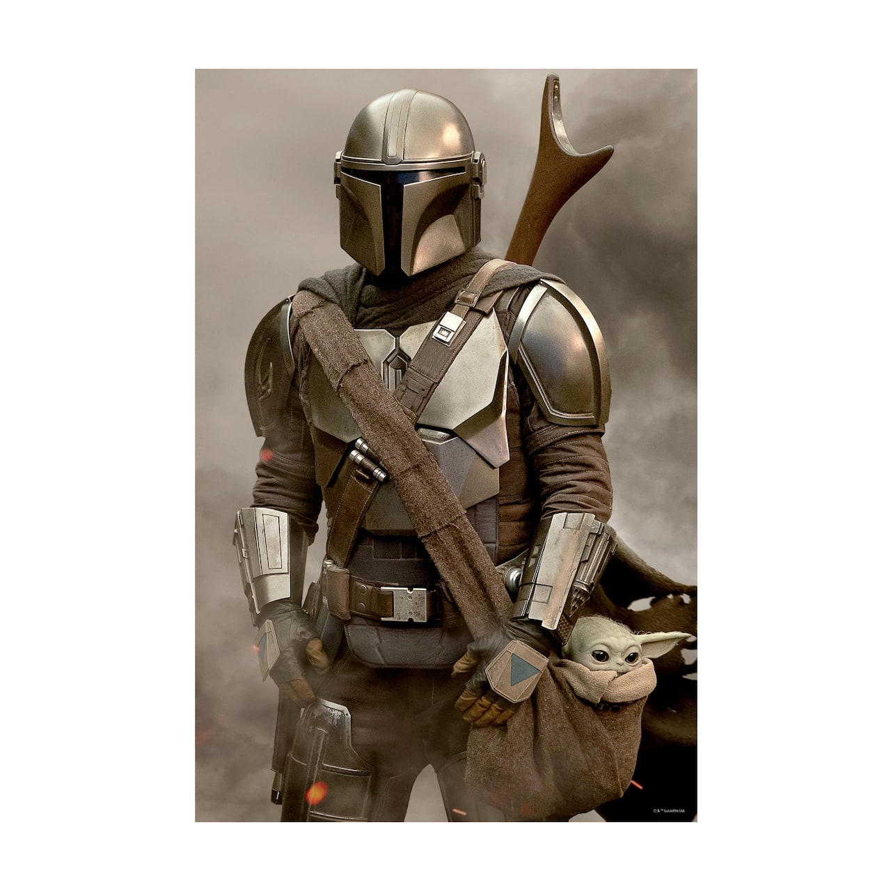 Star Wars - The Mandalorian 3D Lenticular Jigsaw Puzzle in a Collectible Shaped Tin: 300 Pcs
